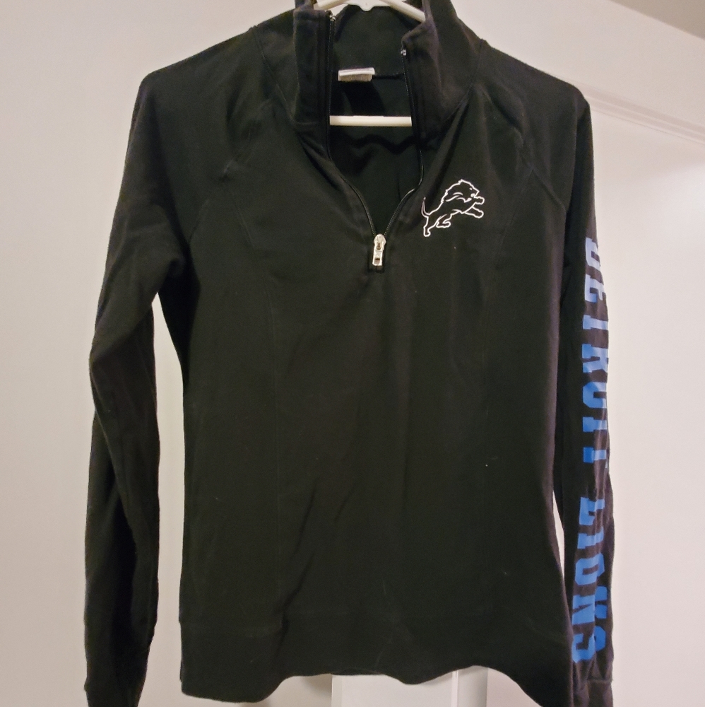 Detroit Lions PINK Quarter Zip